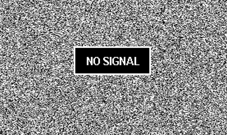 no signal message